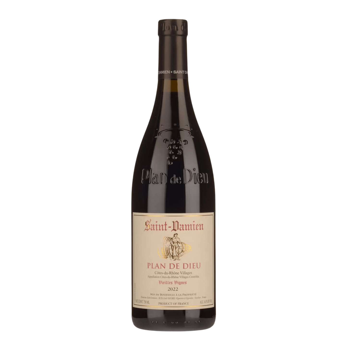 Domaine Saint - Damien Plan de Dieu Côtes du Rhône Villages Vieilles Vignes 2022 - DiVino.com.au